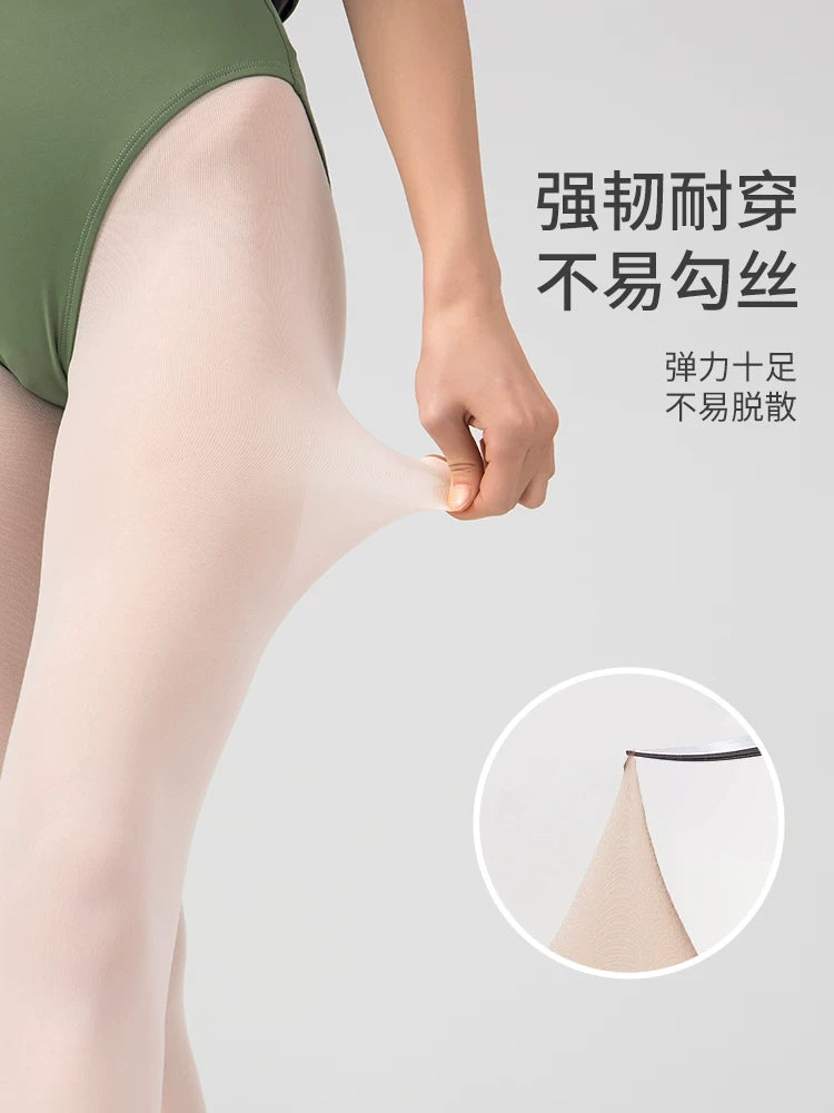 Zhongai Dance Garden qara böyük corablar rəqs corabları qadınların xüsusi balet corabları təcrübə qamaşları külotlu qara corablar rəqs tələbələri üçün