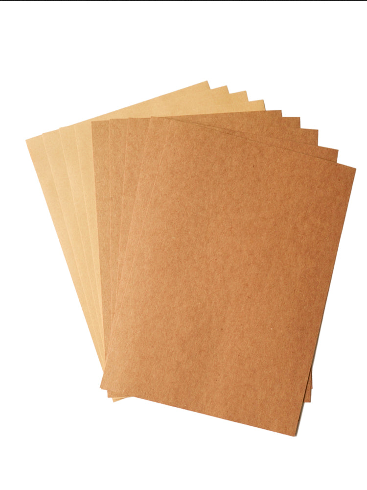 Meixing A4 kraft kağızı çap kağızı karton qalınlaşdırılmış kraft sərt A3 kraft kağızı maliyyə çeki örtüyü kağız kraft kağızı rəsm xüsusi əl işi kağızı a4 rəsm örtüyü kağızı 4K8K kraft kağız