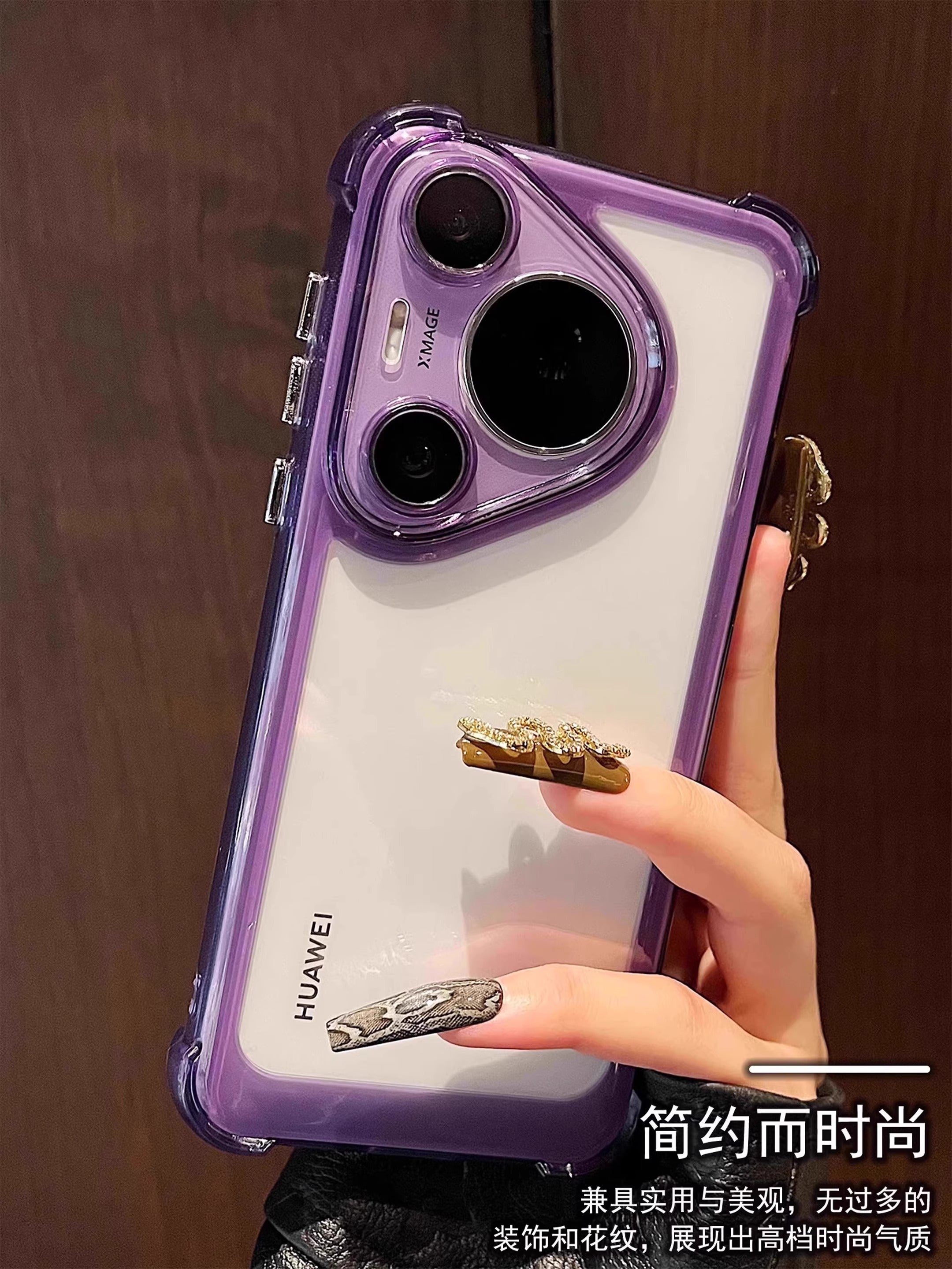 Dörd künclü hava yastığı düşməyə qarşı Huawei Pura80pro mobil telefon üçün uyğundur pura90promax yeni 70 lens hər şey daxil ultra şəffaf mate70pro+ kişi və qadın MT60 sadə silikon yumşaq