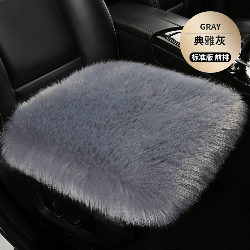 Qalınlaşmış Avtomobil Yastığı Qış Kaşmir Üç Parçalı Dəst Heattech Qısa Yun Qış Oturacaq Yastığı Avtomobil Ayaqaltıları Tək Oturacaq Sürüşməyən Universal
