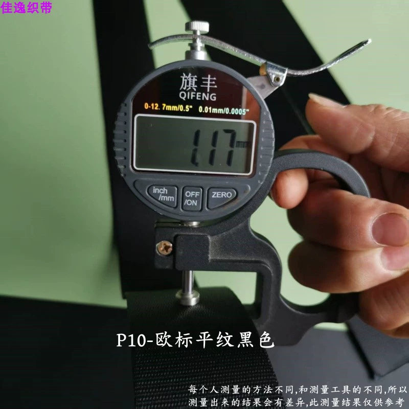 Eni 47 mm Milli Standart Avropa Standartı Qara Təhlükəsizlik Kəməri İp Avtomobil Təhlükəsizlik Lentinin Dəyişdirilməsi Bağlayıcı Qoruyucu Kəmər