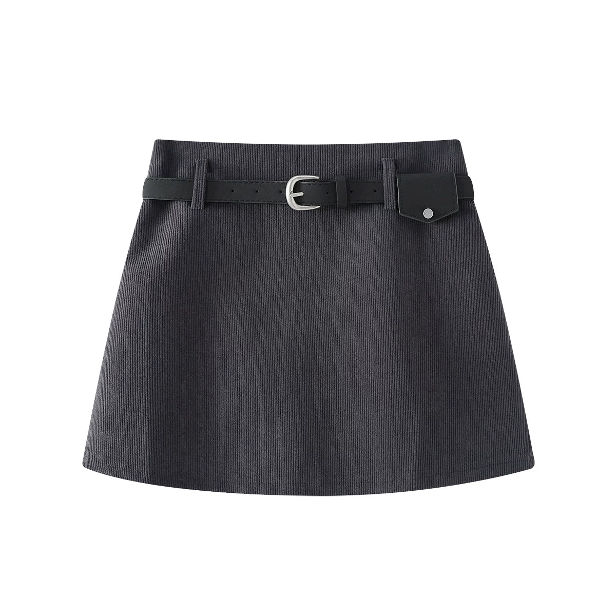 Cholisa Corduroy Mini Ətək 2025 Yeni Payız Yüksək Belli Seksual Bədən Ətəyi Qadınlar üçün Yüksək Uclu A-Xəttli Ətək