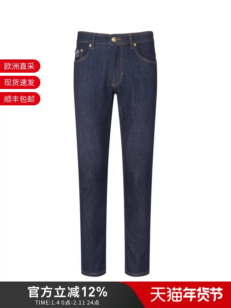 VJC Versace New Men's Cotton Slim Fit Jeans 78GAB5D0 CDWA7