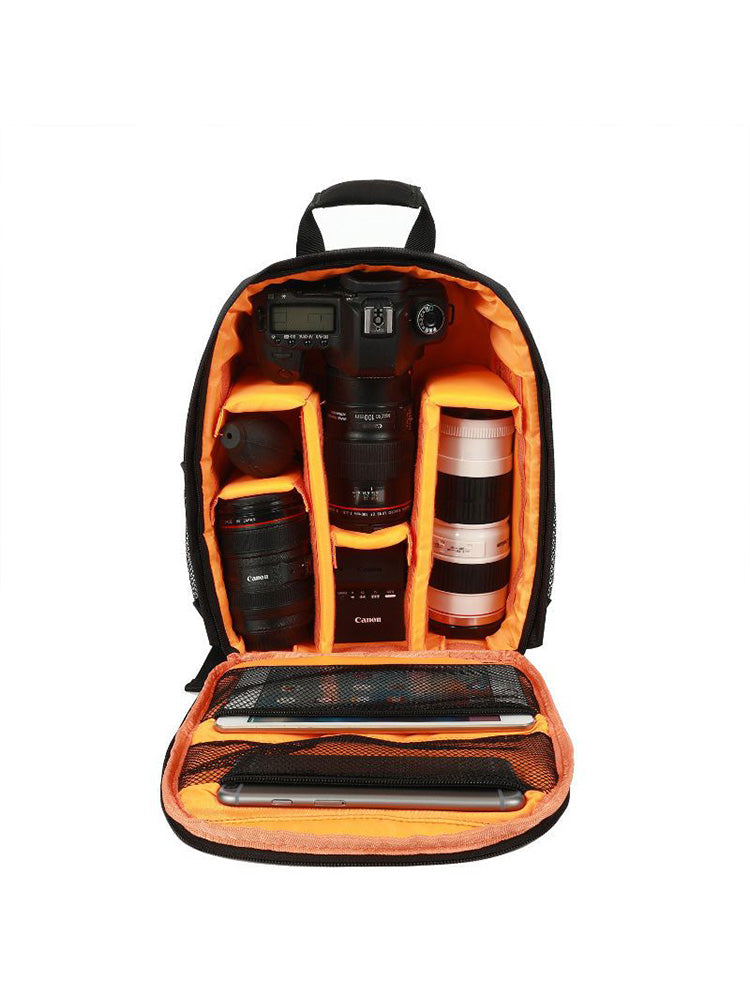 Canon Nikon güzgüsüz kamera üçün sadə yüngül kürək çantası kamera çantası sadə açıq havada suya davamlı kürək çantası
