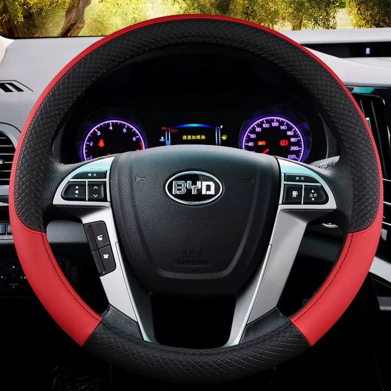 BYD Surui S6 S7 Sirui F0 F3 F6 L3 G3 BYD G6 F3R üçün uyğun dəri sükan örtüyü