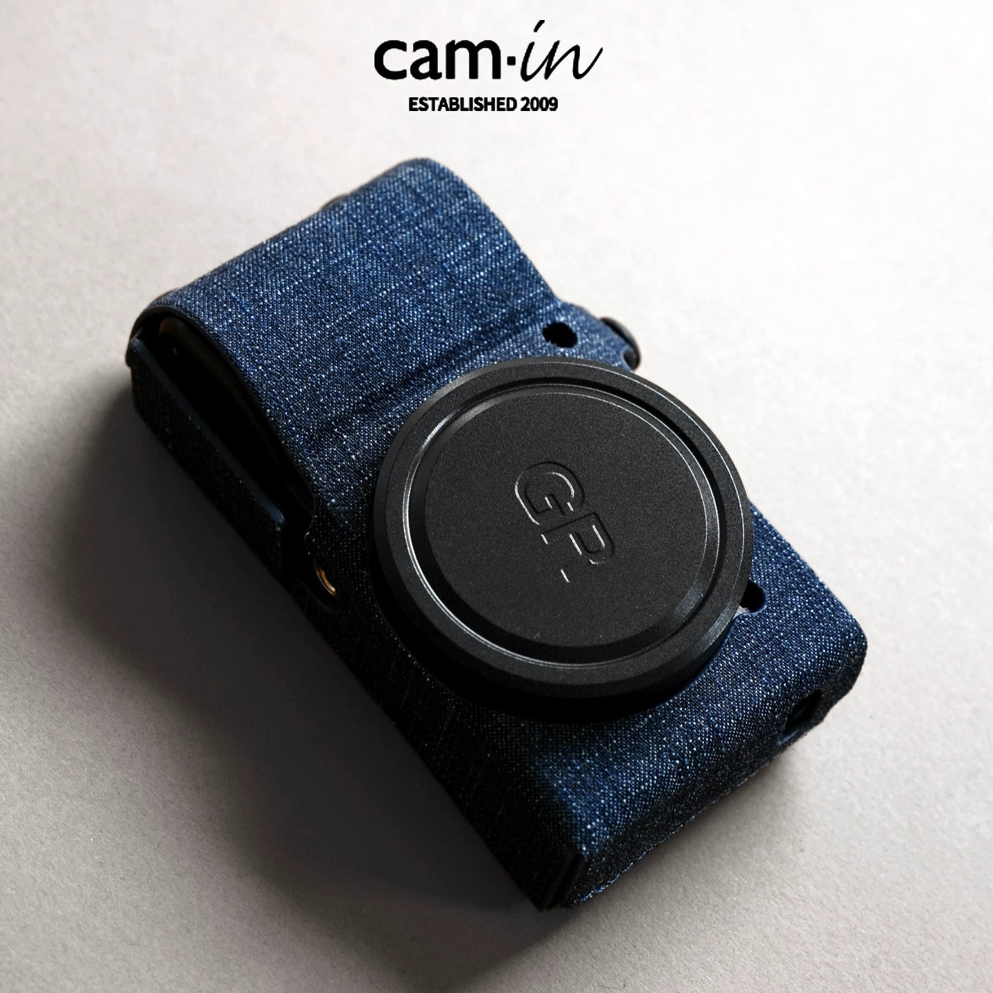 cam·in Ricoh GR3 qoruyucu qutu GR3X denim mavi dəri qutu gr3hdf kamera çantası gr4 denim qoruyucu qutu