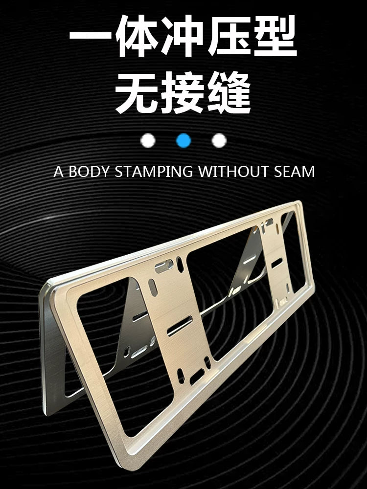 License plate frame for electric and new energy vehicles, universal vehicle license plate protective frame, small license plate cover