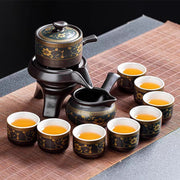Shimo Lazy Tam Avtomatik Çay Dəsti Ev Yüngül Lüks Yüksək səviyyəli Çay Hazırlayan Artefakt Ofis Kung Fu Çaydanı Çay Fincan