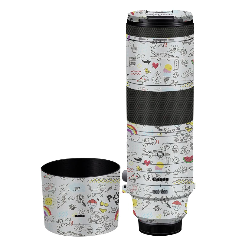 Meibentang Canon RF200-800 F6.3-9 lens qoruyucu film stiker 200-800 film 3M üçün uyğundur