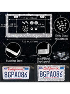 27 ədəd Bling Avtomobil Aksesuarları Dəsti, Sükan Çarxı Qapağı Dəsti