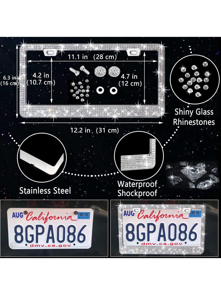 27 ədəd Bling Avtomobil Aksesuarları Dəsti, Sükan Çarxı Qapağı Dəsti