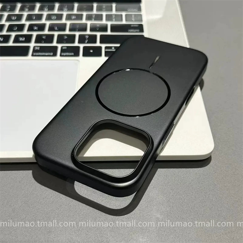 ins qabaqcıl maqnit metal teksturası Apple 17ProMax mobil telefon üçün korpus iPhone16pro yeni model 11 barmaq izi əleyhinə 12 kişi və qadın 13 cüt 14plus hər şey daxil 15promax düşməyə qarşı çanta