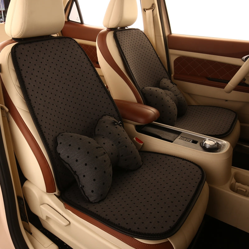 Yay üçün nəfəs alan avtomobil oturacağı yastıqları, soyuducu yastıqlar, buz ipəyi, bütün fəsillər üçün havalandırılan avtomobil ayaqaltıları, oturacaq üzlükləri.