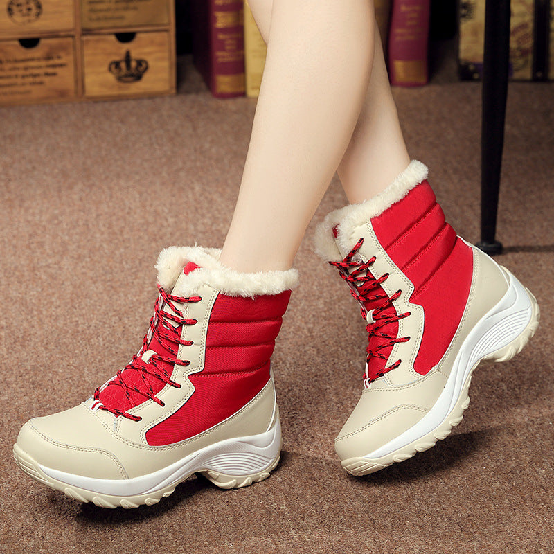 Qadın Ayaqqabıları Qış Moda Ankle Boots Qadın İsti Fem