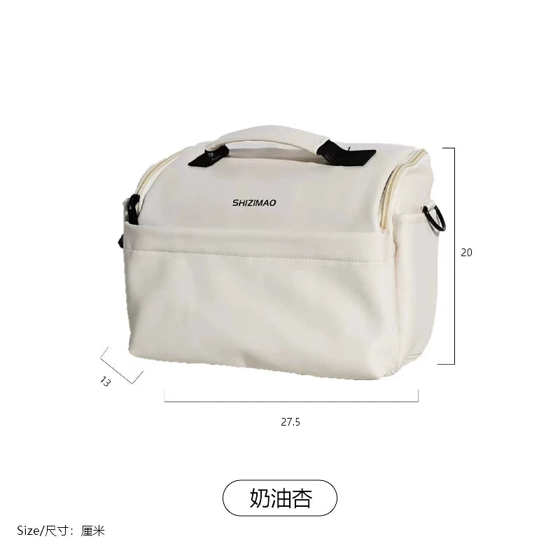 Kamera çantası çiyin portativ çarpaz çanta Canon r50 Sony zve10 Fuji güzgüsüz kamera çantası saxlama çantası suya və toqquşmaya qarşı qoruyucu çanta Nikon z30 SLR kamera fotoqrafiya çantası