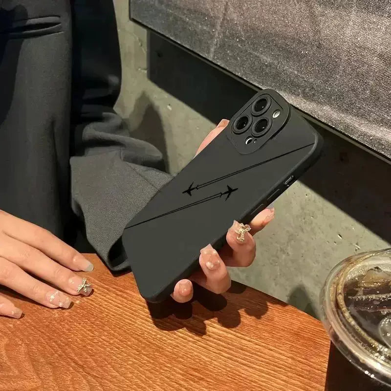 iPhone 15 Pro Max 14 üçün Premium Təyyarə Modelli Telefon Çantası