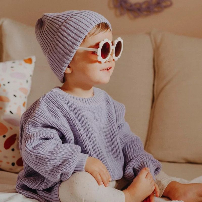 Koreya Stil Uşaq Geyimi Boş Gündəlik Trikotaj Pullover