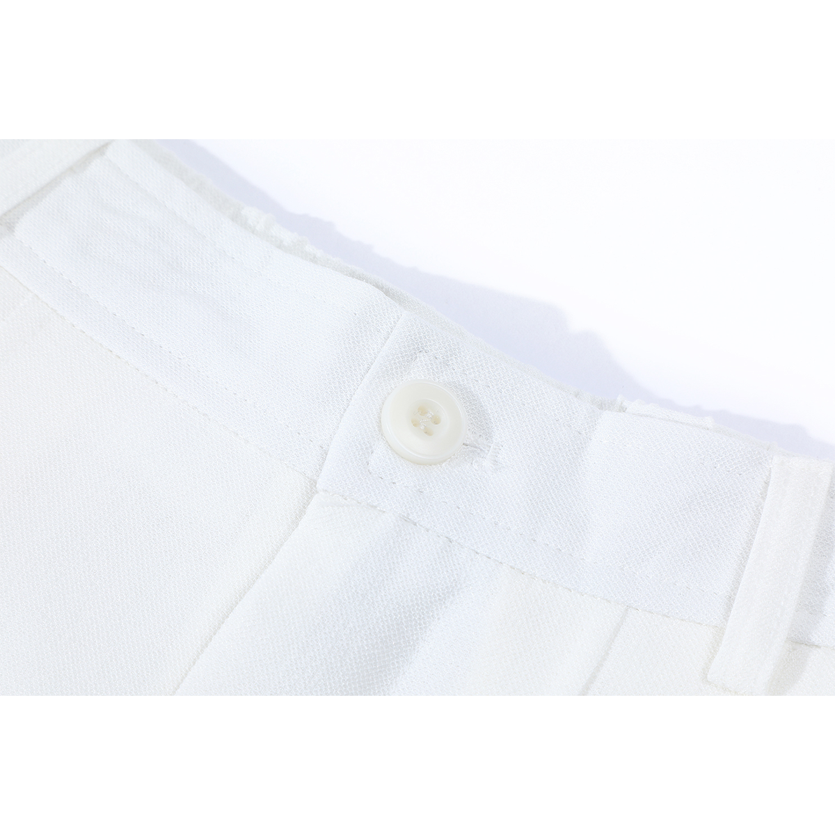 Chola Lisa qadın üçün boş və geniş ağ şalvar, yeni 2025-ci il yay üslubunda, yaxşı pərdəli kətan şalvar.