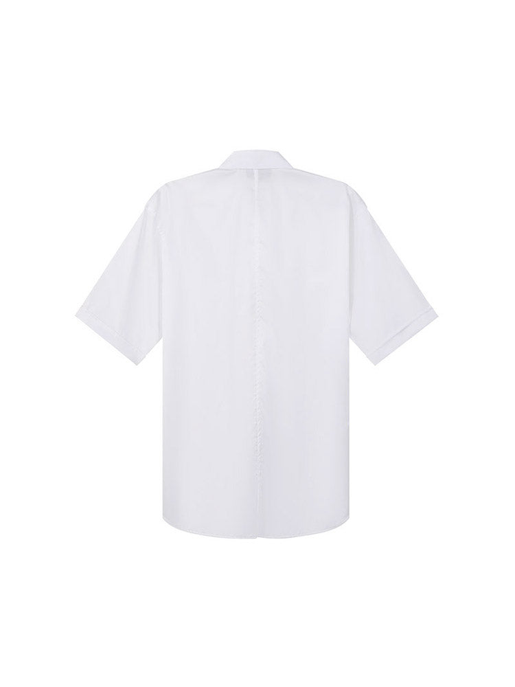 Armani Kişi Yarış Kapsul Kolleksiyası Pambıqdan Boş Forma Uzun/Qısa Qollu Köynək I1CC3I I128C