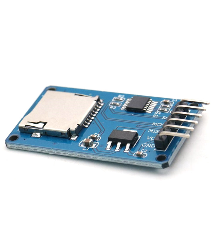 Micro SD kart modulu/mini TF kartı oxumaq və yazmaq/SPI interfeysi/səviyyəli çevrilmə enerji təchizatı ilə