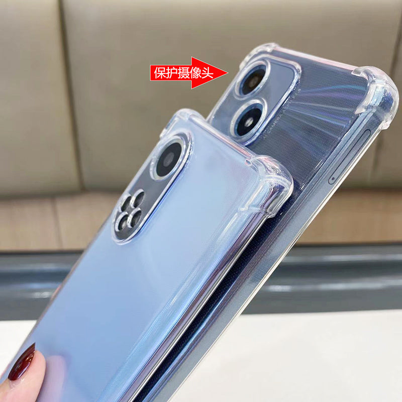 Huawei MATE50 mobil telefon qutusu qoruyucu örtük P40 şəffaf yumşaq qabıq P30 rezin örtük Honor 20 üçün uyğundur.
