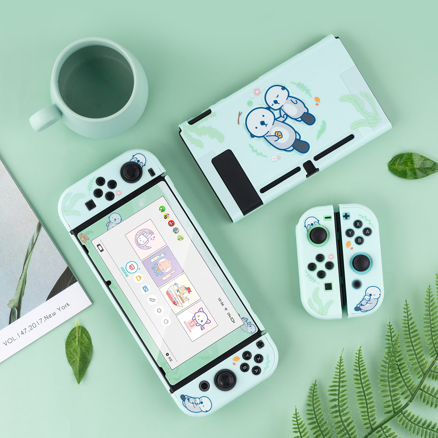 Mən çox istəyirəm Nintendo keçidi rəngli kənar temperli film OLED qoruyucu film ns yüksək dəqiqlikli film batareyanın ömrü versiyası oyun tam ekran filmi