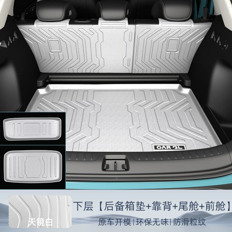 25 BYD Hiace 05EV Xüsusi Baqaj Döşəməsi TPE Quyruq Qutusu Döşəməsi Ön və Arxa Avtomobil Aksesuarları 05