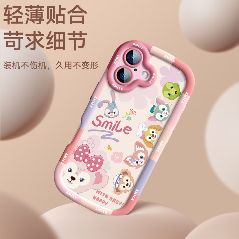 Huaying Lina Belle Apple 17pro mobil telefonu üçün uyğundur iPhone16promax Disney yeni 15 puf silikon 13 super isti 14 internet ünlü plus star dew 12 cizgi filmi maks trend