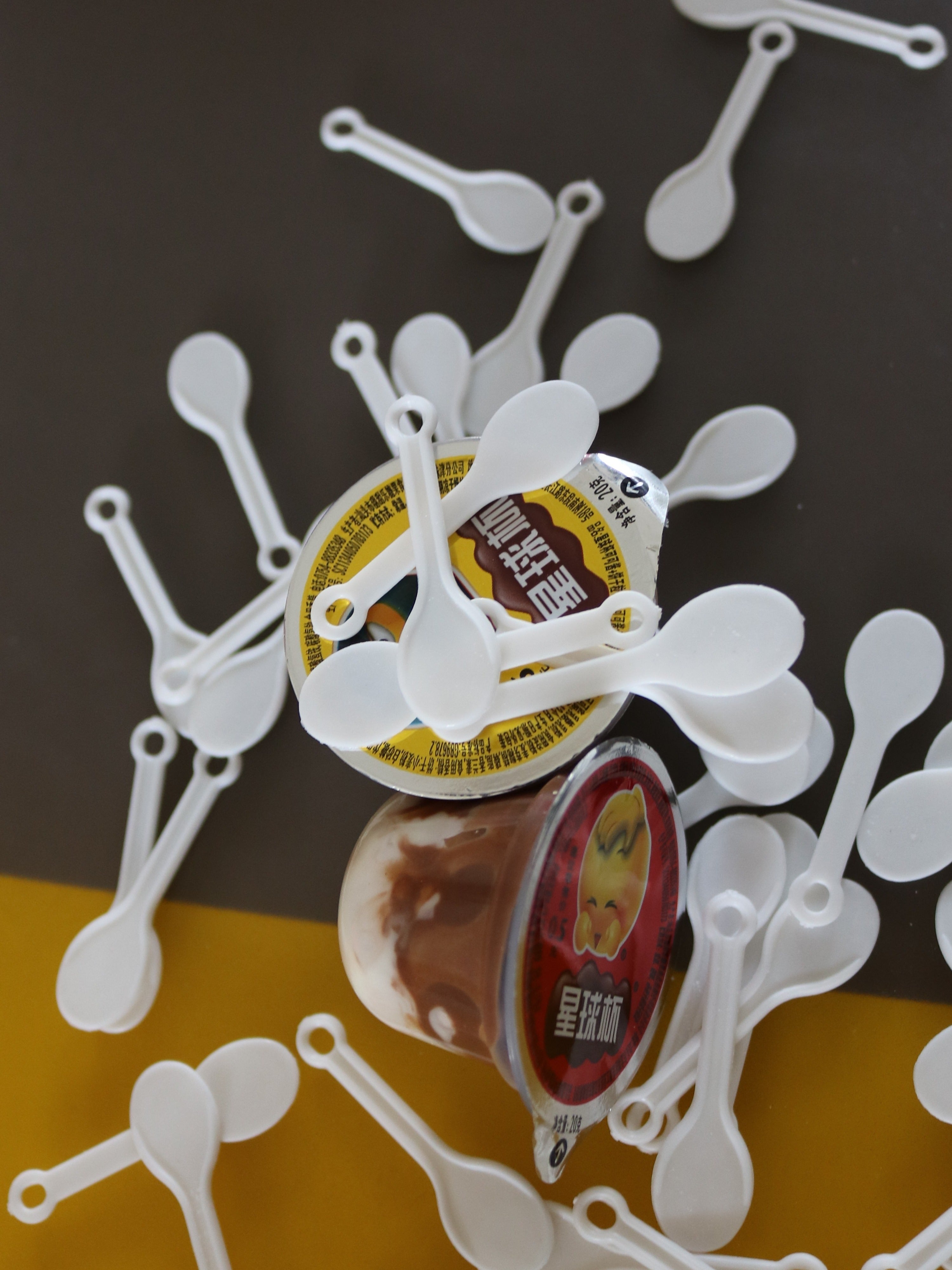 Planet fincan qaşığı desert dondurma dequstasiya qatıq dondurma fincan qaşıq spatula tort puding supermarket dequstasiya qaşığı