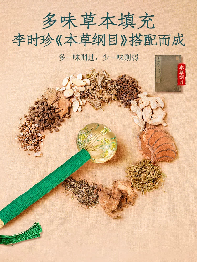 Mugwort Sağlamlıq Çəkic Meridian Paida Sehrli Boyun Çiyin Çəkic Arxa Pai Baxu Pai Moxibustion Hammer Masaj Zərb Çubuğu Əzələlər