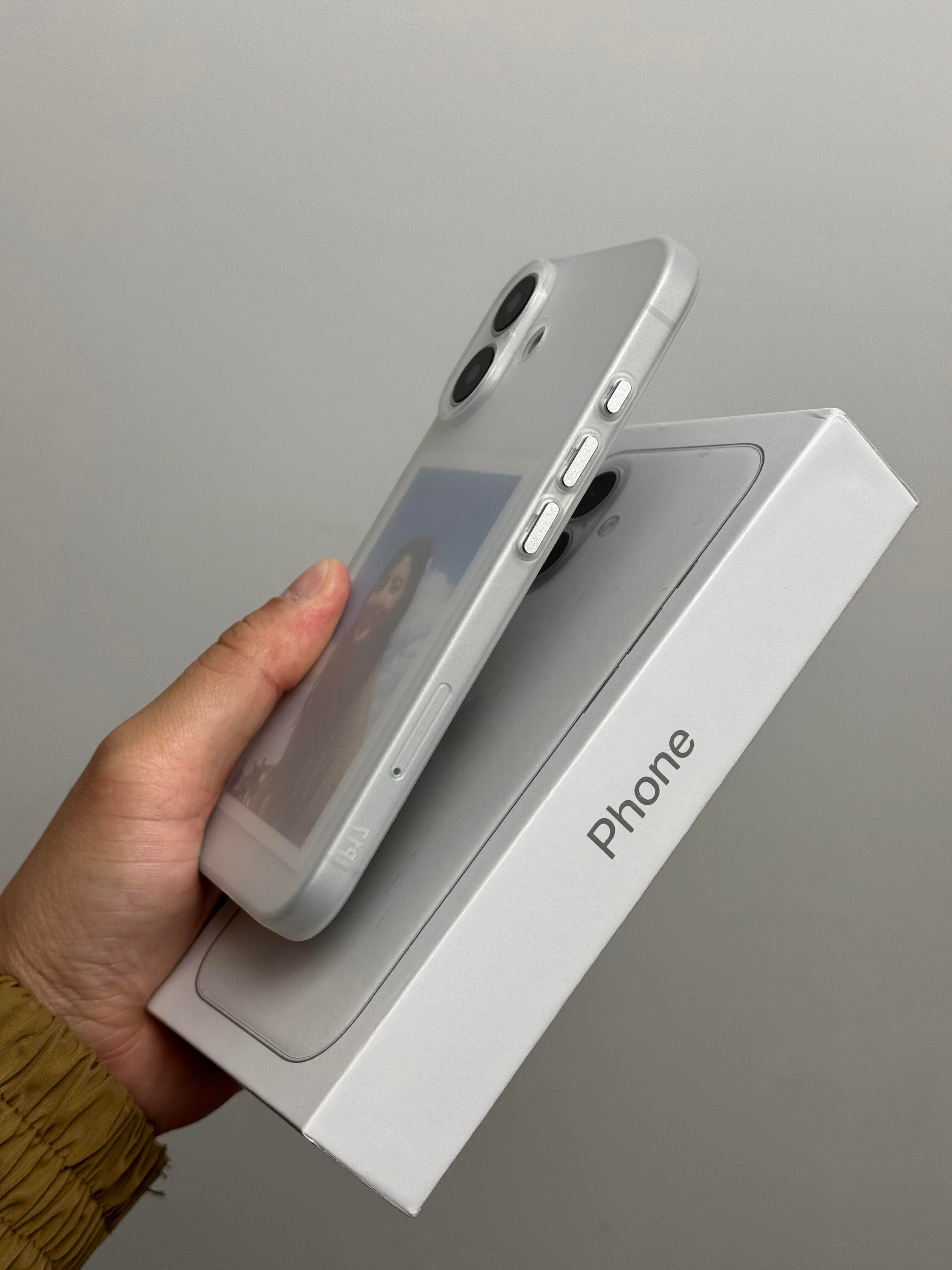 Yaxşı hiss, ultra nazik buzlu buz kimi yumşaq qabıq, Apple 17 mobil telefon qutusu üçün uyğundur 17pro yeni hava şəffaf iphone16promax soyutma 15 yüksək səviyyəli hiss 14plus metal düymələr 13 hər şey daxil 2