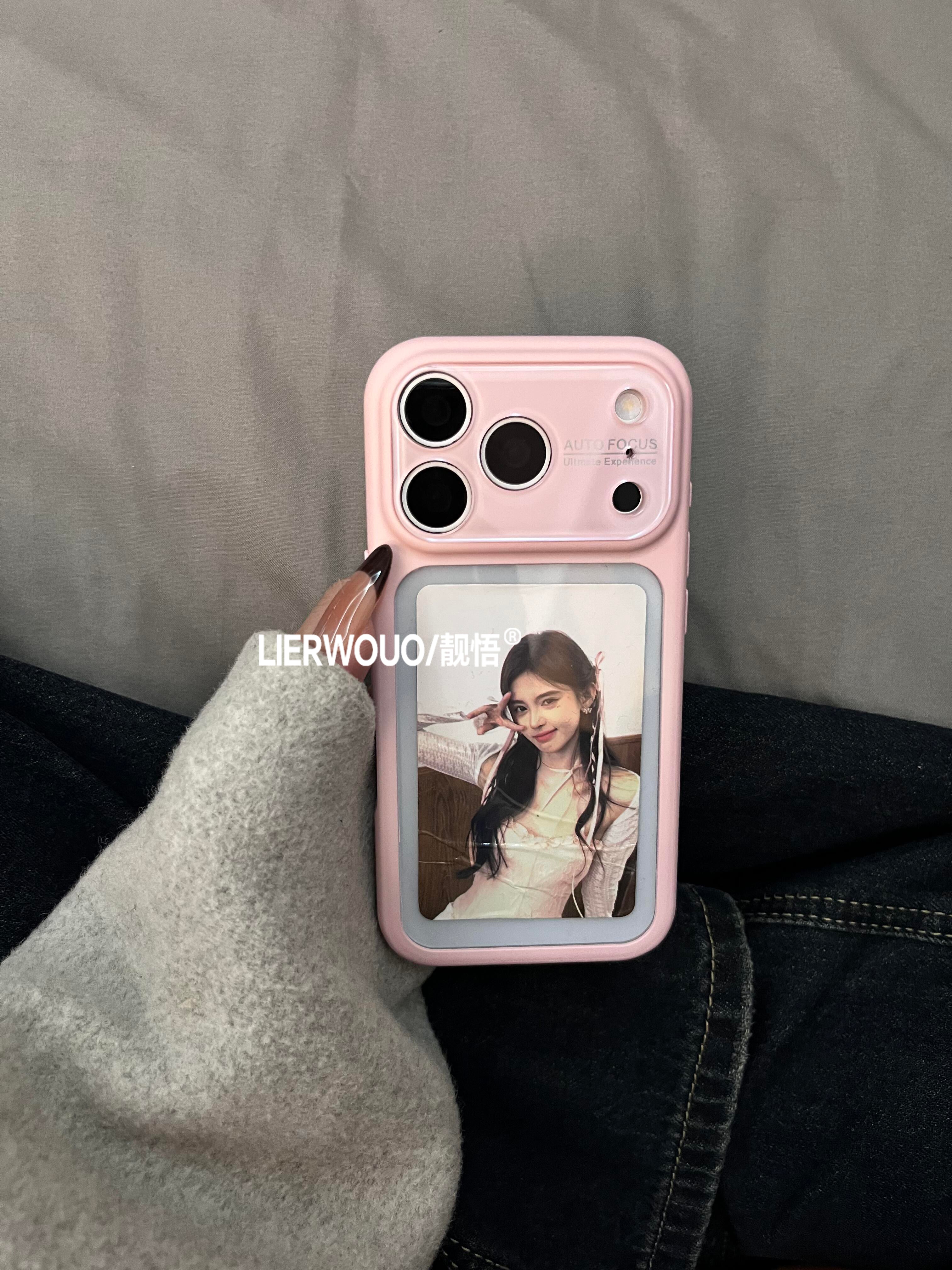 Apple 17 mobil telefon qutusu üçün uyğundur iphone16promax yumşaq rəngli İngilis böyük pəncərə 15 sadə düz rəng 17pro internet məşhur qadın modeli 16pro şəffaf yeni stil 15pro hər şey daxil mobil telefon qutusu