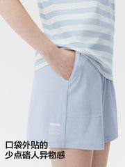 [Vang Yibo ilə eyni üslub] Jiao Nei Mian Mian 305 Ev Kişi Ev Geyimi Saf Pambıq Cüt Pijama Qadın Yay Üslubu
