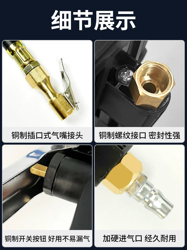 Təkər təzyiqi ölçən yüksək dəqiqlikli rəqəmsal rəqəmsal displey monitor, təkərlə şişirilən nozzle hava nasosu avtomobil üçün xüsusi barometr