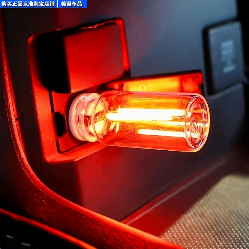 Avtomobil Atmosfer İşığı LED Dekorativ Avtomobil USB İnterfeysi Kiçik Gecə Lambası Rəngli Qradient Yanıp Sönən Yataq otağı Qonaq Otağı Kiçik Gecə Lambası