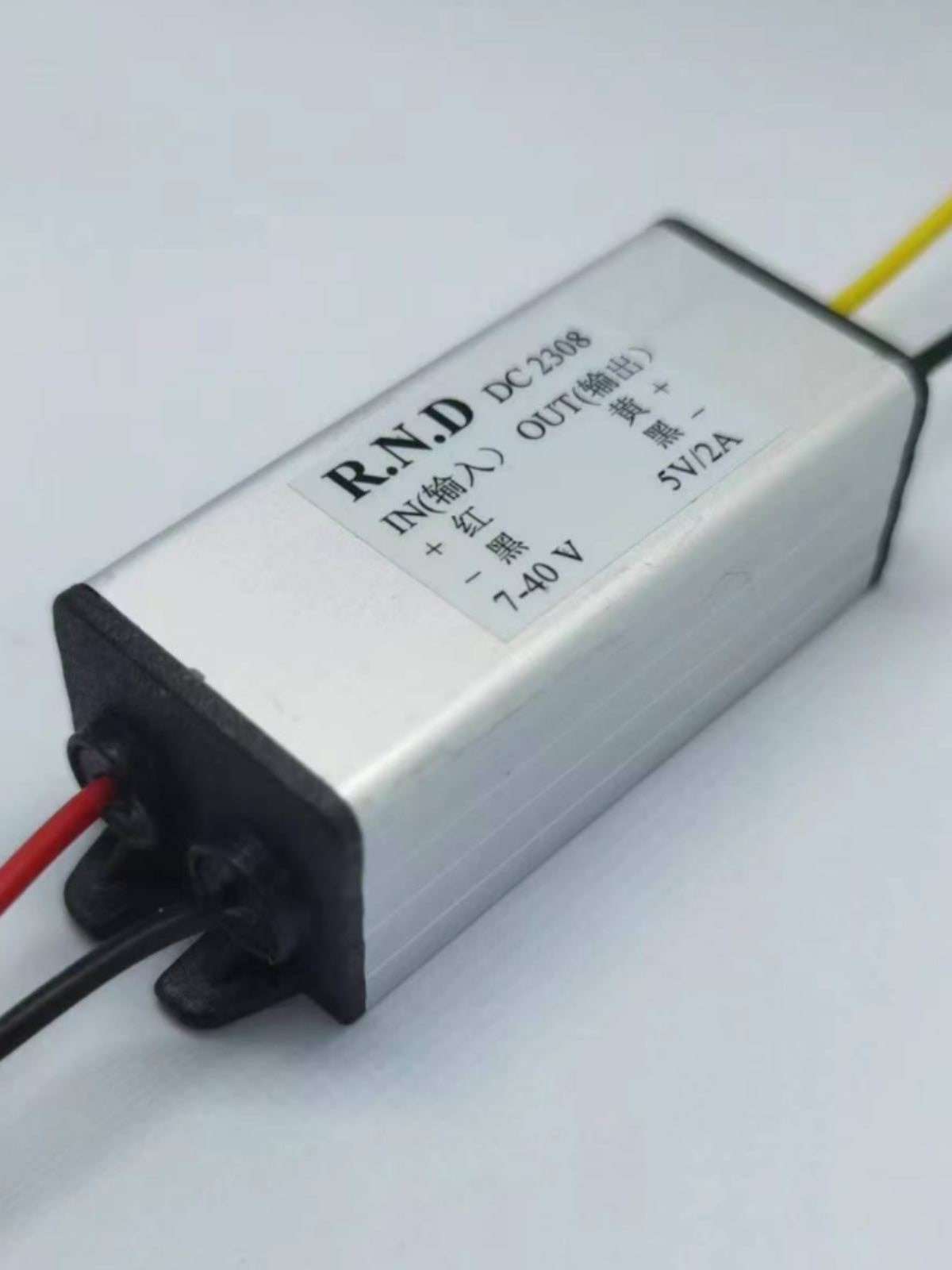 Alüminium korpus suya davamlı DC Dc24v36v - 12v5v modulu Avtomobilə quraşdırılmış pilləli aşağı güc adapteri