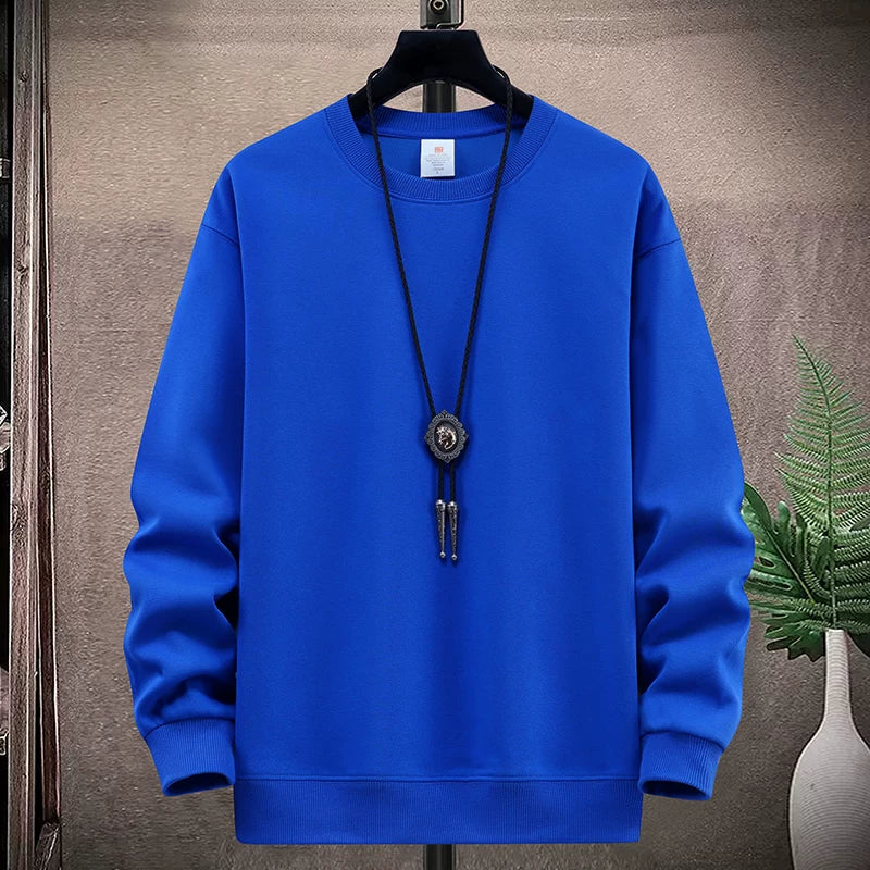 Yeniyetmələr və tələbələr üçün payız/qış təmiz pambıqdan hazırlanmış yun yaxalıqlı sviter, boş oturan gündəlik kazak alt qatı, qalın və isti top