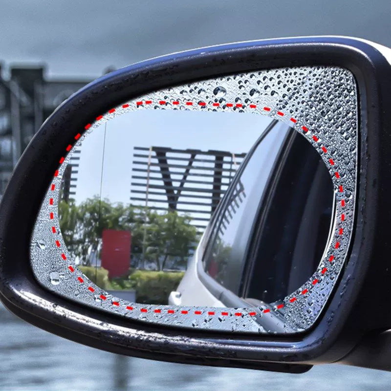 Arxa Görünüş Güzgüsü Yağış keçirməz Film Arxa Görünüş Güzgüsü Yansıtıcı Avtomobil üçün fantastik məhsul Yağış suyuna davamlı duman əleyhinə şüşə pəncərə Yağışlı gün filmi