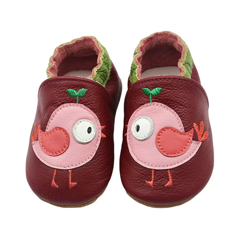 Körpə Ayaqqabıları Yumşaq İnək Dərisi Bebe Yenidoğulmuşlar üçün Çəkmə