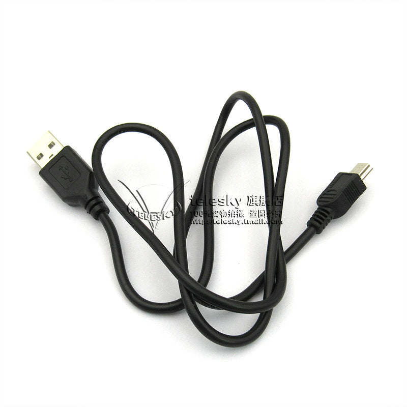USB məlumat kabeli əlaqə kabeli 5P kabel MP3 məlumat kabeli 80CM tam mis enjeksiyon miniusb məlumat kabeli