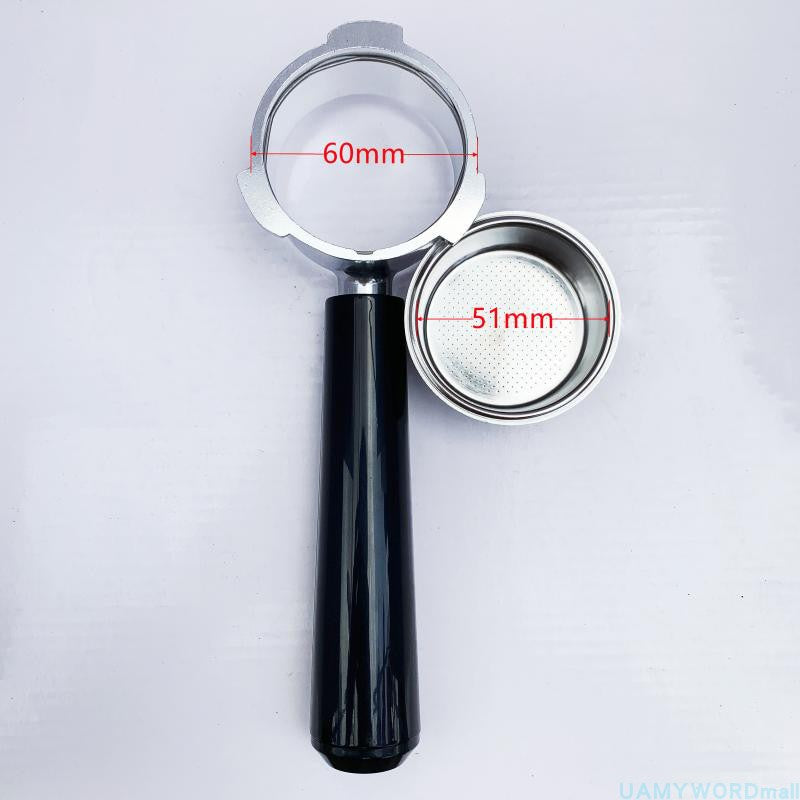 Dipsiz qəhvə sapı hunisi 51mm Dongling Baicui Bear İtalyan qəhvə maşını yüksək təzyiqli filtr aksesuarları üçün uyğundur