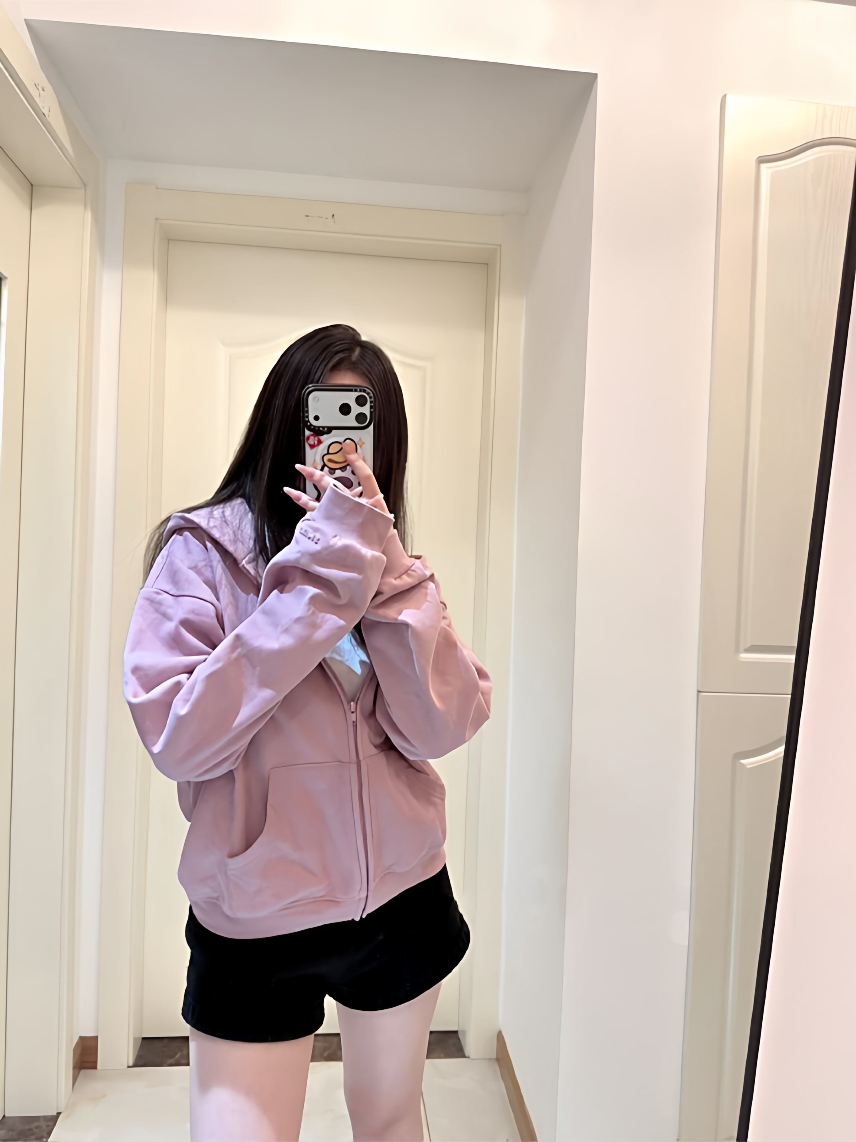 Orijinal Skims Payız/Qış Yeni Stil Kapüşonlu Fermuarlı Sweatshirt Qadınlar üçün Təsadüfi Dəst, Kardashian İkiqat Bel Düz Ayaqlı Şalvar