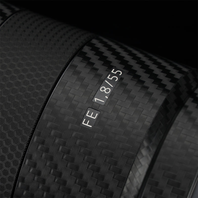 Meibentang Sony 55 F1.8ZA lens qoruyucu filmi SONY Zeiss 55-1.8 karbon fiber stiker 3M üçün uyğundur
