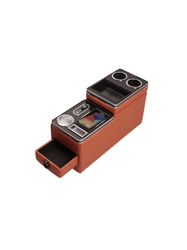İdeal L8 mərkəzi qoltuqaltı qutusu, L9 ikinci sıra dəhliz qoltuqaltı qutusu, daxili modifikasiya hissələri saxlama qutusu, ikinci sıra