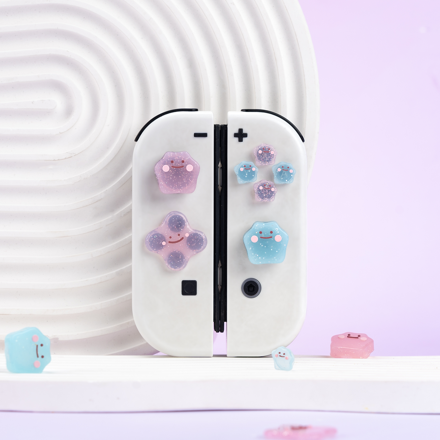 Nintendo keçid rokçu qapağı çarpaz düyməli stiker Variety NS sapı silikon rokçu qapağı oled açar qapağı