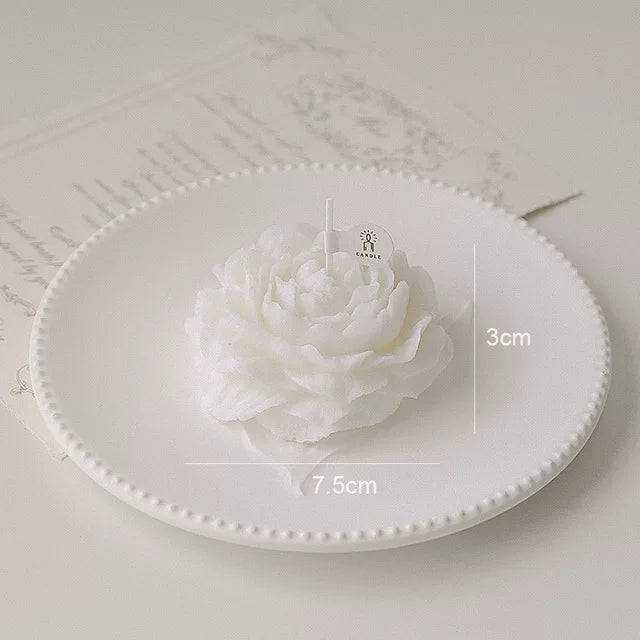 Peony Flower Scented Candles Home Decoration Wedding