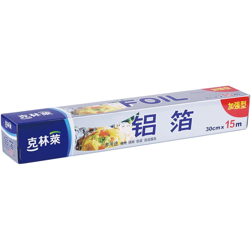 Kelinlai alüminium folqa soba qalay folqa məişət çörəkçilik barbekü alüminium folqa qalınlaşdırılmış yüksək temperatura davamlı qalay folqa qida dərəcəli