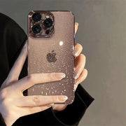 Galaxy parıldayan toz Apple 16promax cib telefonu qutusu, quraşdırılmış linza plyonkalı yeni iphone15pro 14 ultra nazik və şəffaf 13 yaşlı cütlük 12 hər şey daxil olmaqla düşməyə qarşı 11 məşhur qoruyucu qutu 17 üçün uyğundur.