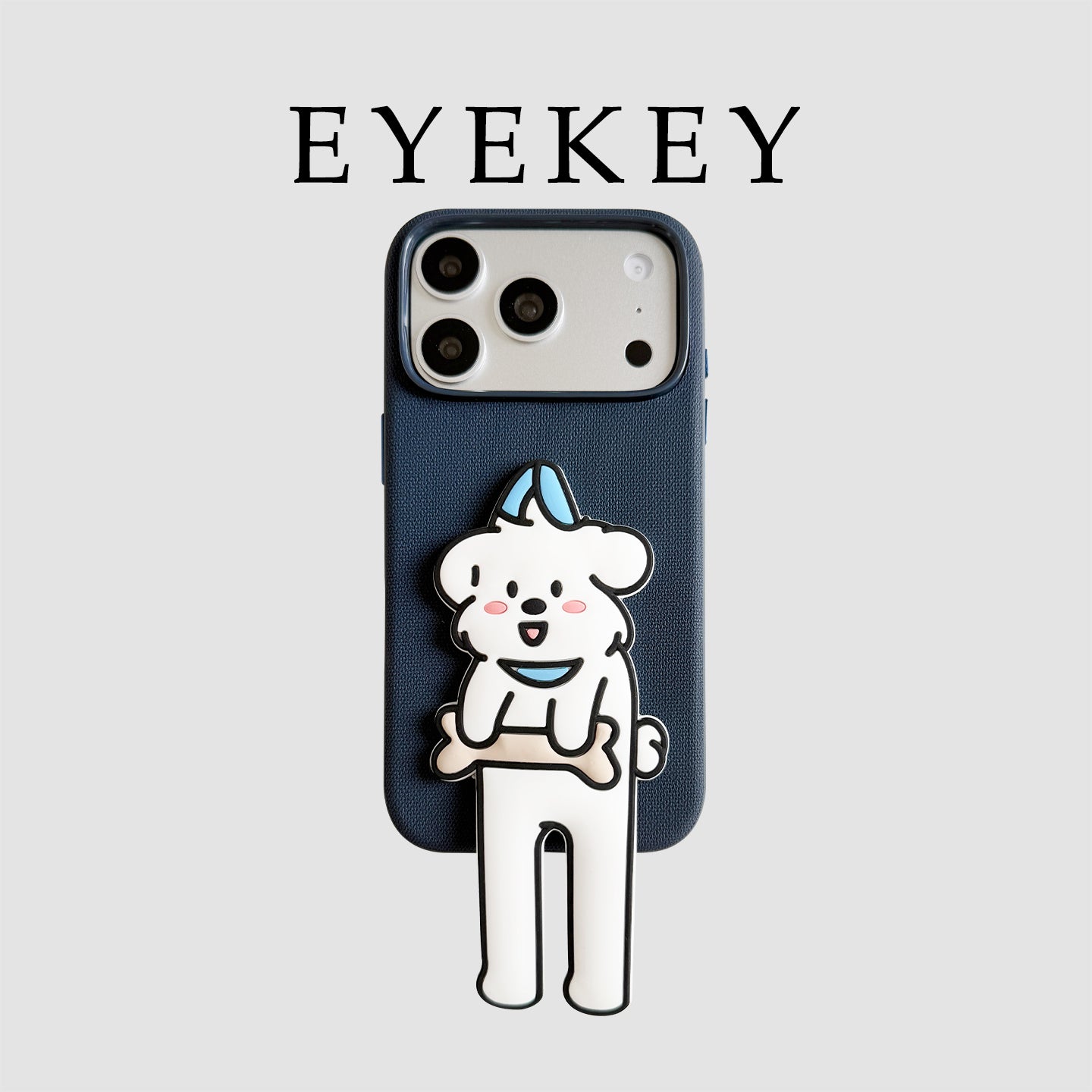 eyekey·ins Apple 17 mobil telefon qutusu üçün uyğundur iphone17promax əyləncəli yaradıcı cizgi filmi uzun ayaqlı kiçik heyvan mötərizəsi 16pro yeni stil 15pro cüt 17pro şaxtalı qoruyucu örtük