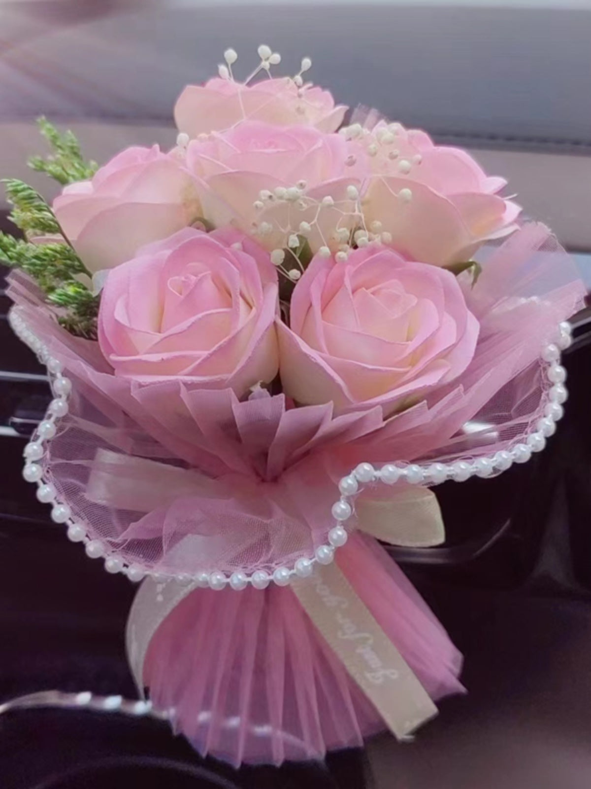 Avtomobil Mini Buket Hava Çıxışı Aromaterapiya Əbədi Sabun Gül Avtomobil Dekorativ Yaradıcı Təzə Ətir Klipi